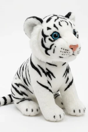 Little Kids Store Premium White Tiger Plush Soft Toy - Ultra-Soft Cuddly Stuffed Animal