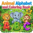 Animal Alphabet and Coloring Book for Kids cover